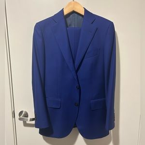 Royal Blue SuitSupply Suit 38R